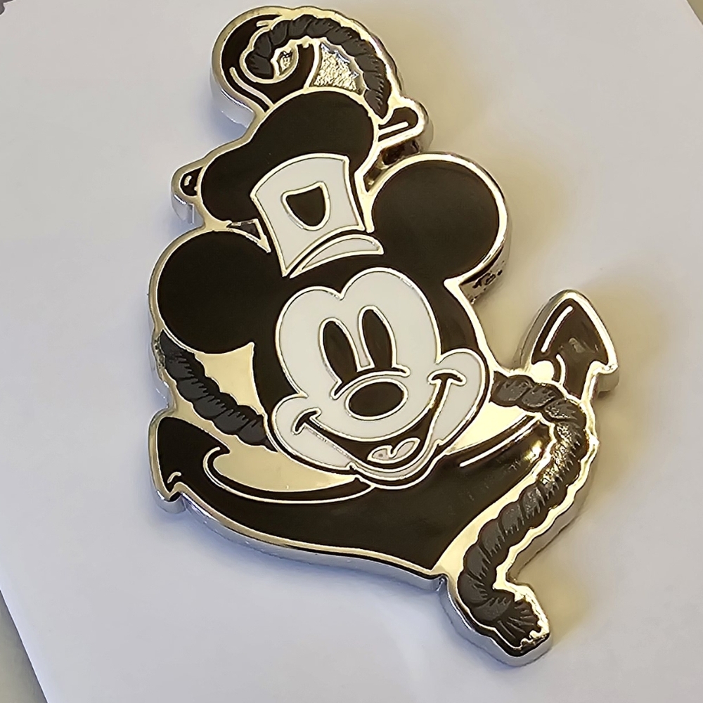 New Disney Loungefly Stitch Shoppe Steamboat Willie Mickey Mouse Pin Collectible